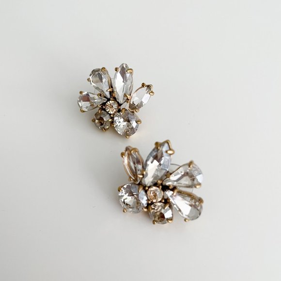 J. Crew Cluster Stone Earrings - Picture 2 of 3